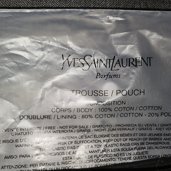 Yves Saint Laurent Cosmetic Bag - Picture 3 of 5